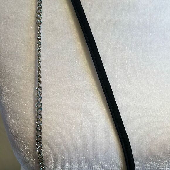 Liz Claiborne Day To Evening Multi Strap Convertible Bag Black Silver Hardwear - Picture 14 of 14